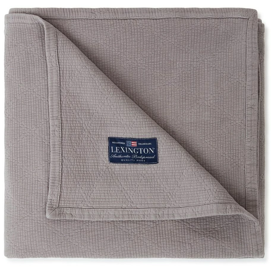 Lexington Quilted Jacquard Tagesdecke Grau, 160x240 Cm