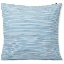 Lexington Striped Cotton Poplin Kissenbezug 65x65 Cm, Blau / Weiß