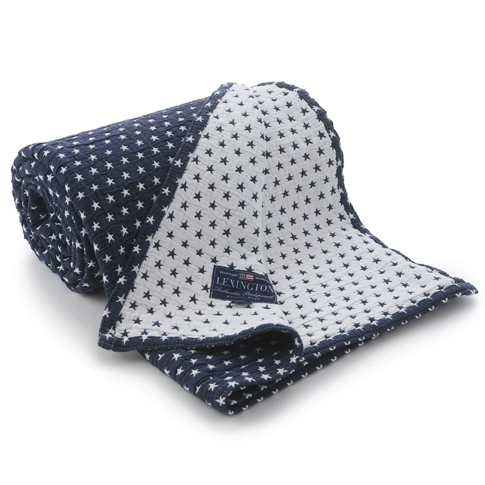 Lexington Tagesdecke Star 260 X 240 Cm, Marineblau