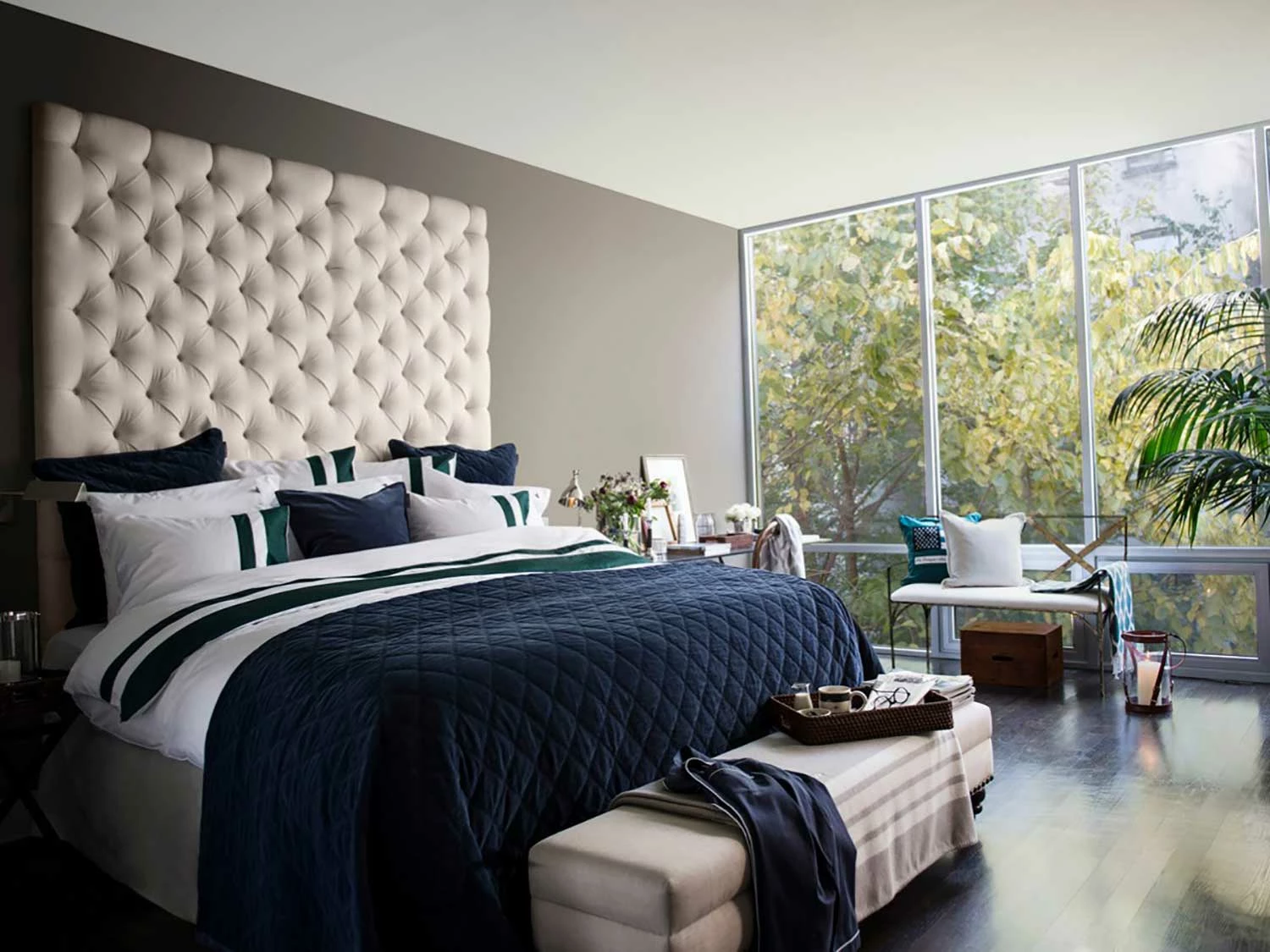 Lexington Tagesdecke Star 260 X 240 Cm, Marineblau – Bild 3