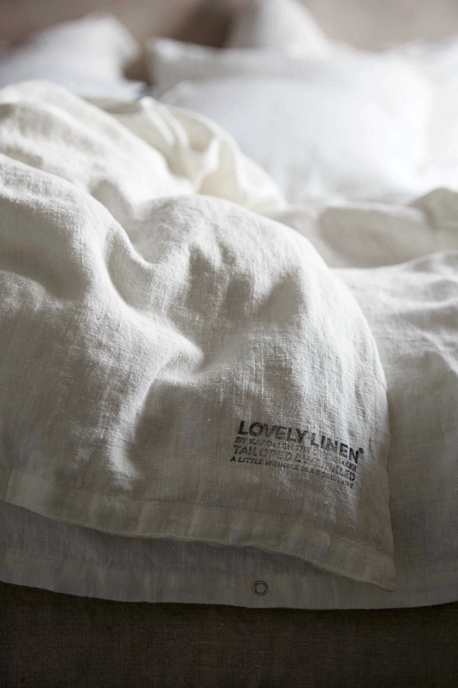 Lovely Bettdeckenbezug 150x210 Cm, Altweiß – Bild 2