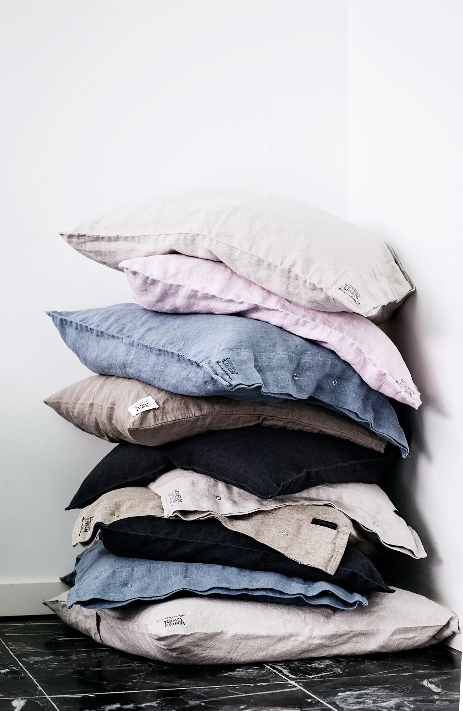 Lovely Kissenbezug 50x60 Cm, Hellgrau – Bild 2