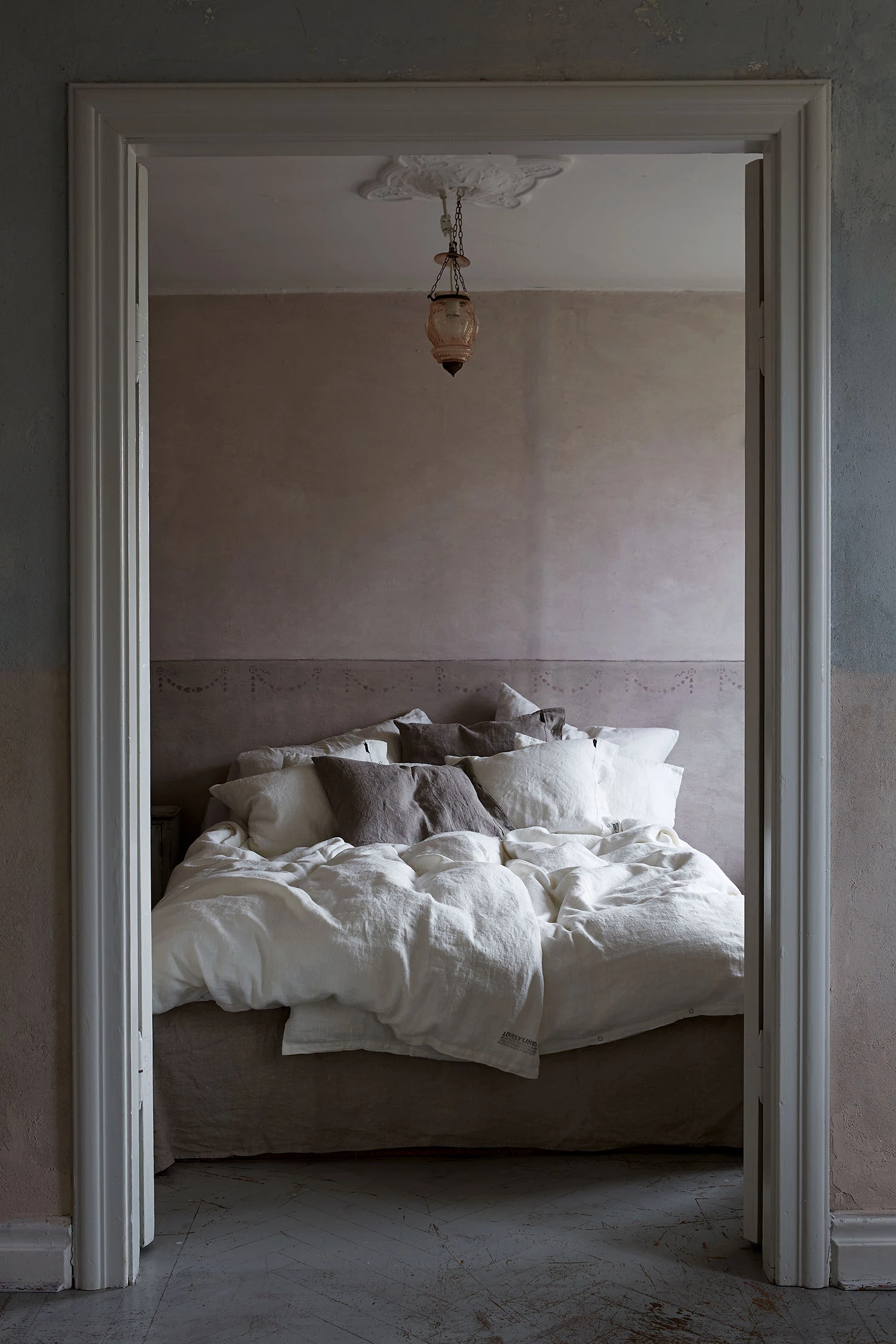 Lovely Kissenbezug 50x60 Cm, Altweiß – Bild 3