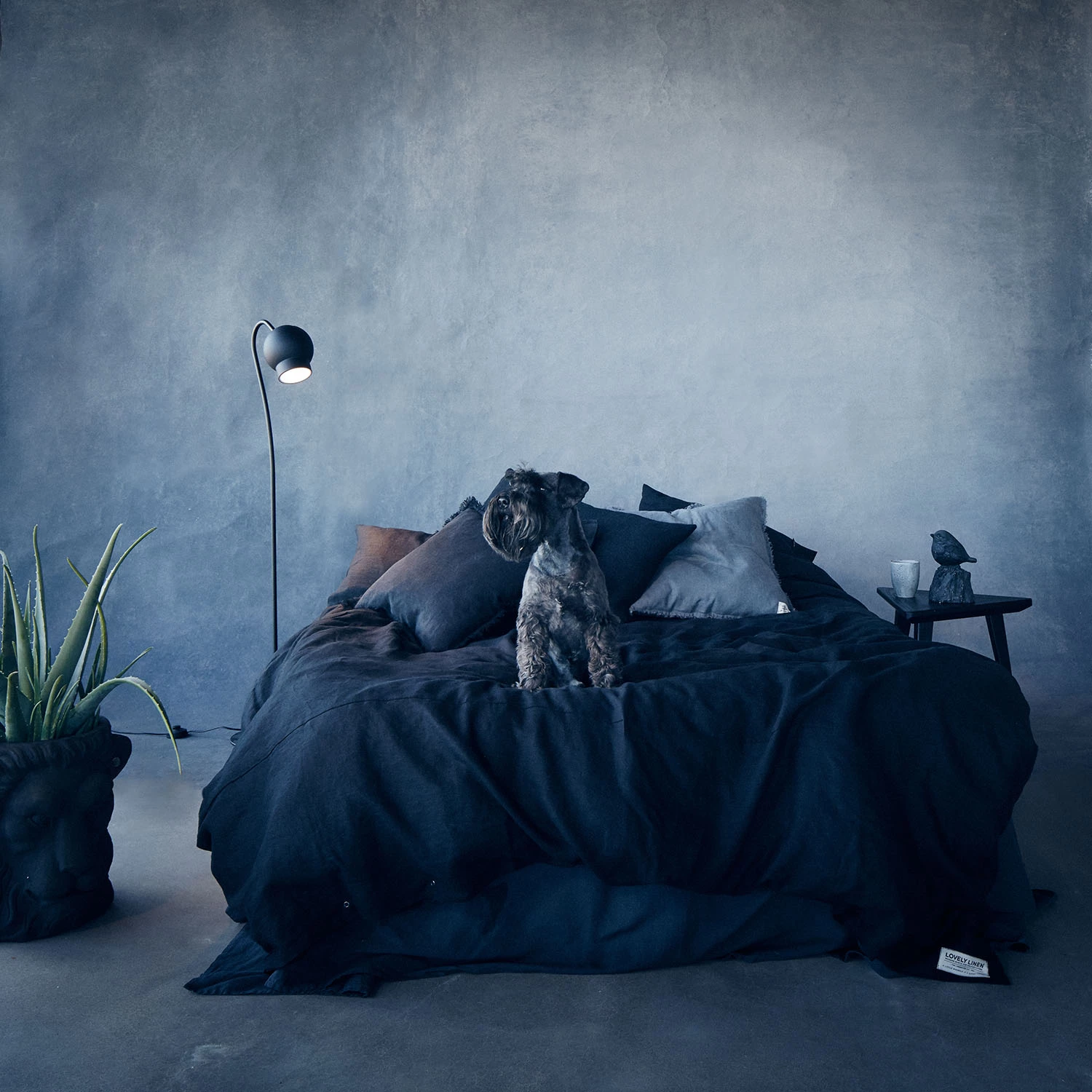 Misty Kissenbezug 50x60 Cm, Night – Bild 2