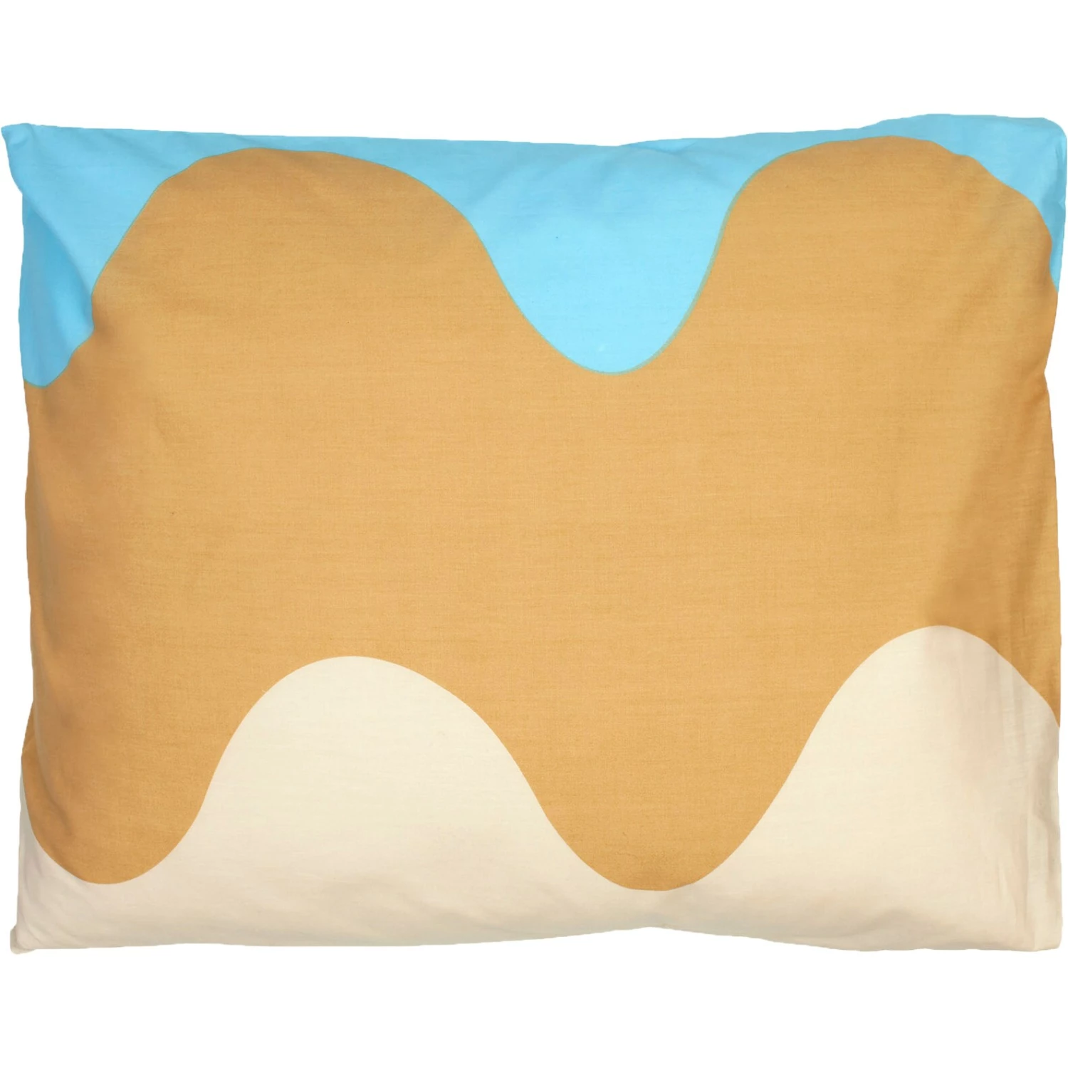 Marimekko Lokki Kissenbezug 50x60 Cm, Beige / Weiß / Blau