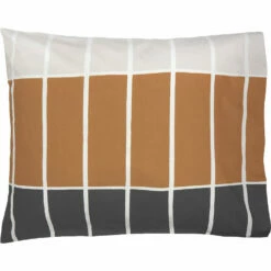 Marimekko Tiiliskivi Kissenbezug 50x60 Cm, Beige / Charcoal / Dunkelbraun