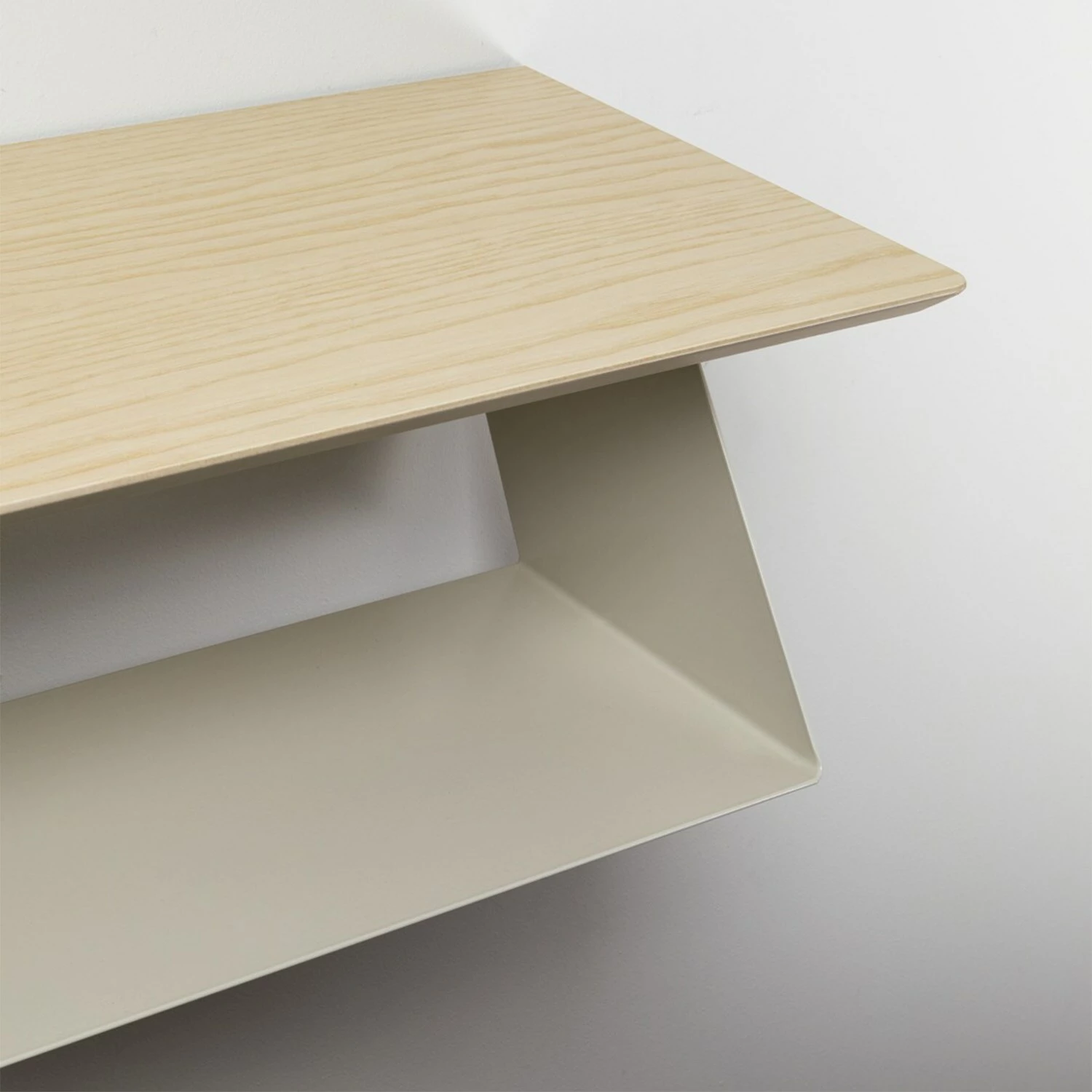 Maze Edgy Wood Regal, Eierschalenfarben / Esche – Bild 2