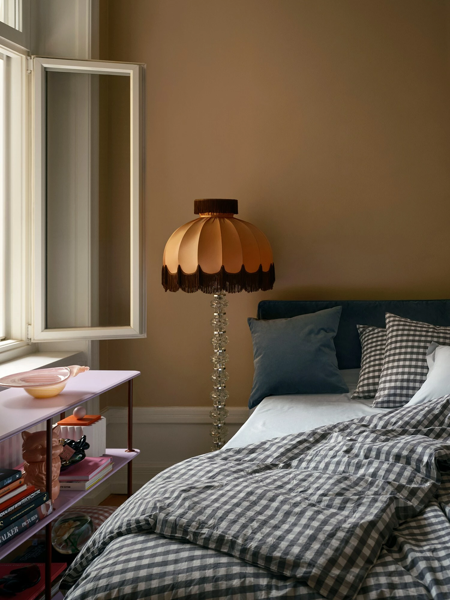 Mille Notti Casella Bettdeckenbezug 150x210 Cm, Elfenbein/Dunkelgrau – Bild 2