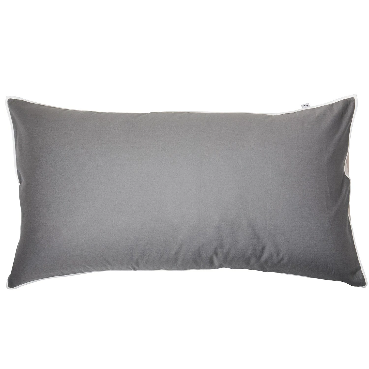 Mille Notti Duetto Kissenbezug Grau/Beige, 50x90 Cm