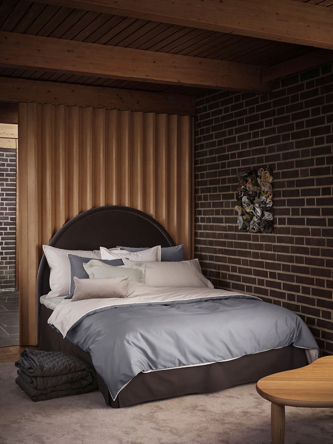 Mille Notti Duetto Bettbezug Grau/Beige, 150x210 Cm – Bild 4