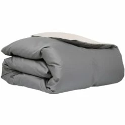 Mille Notti Duetto Bettbezug Grau/Beige, 140x200 Cm