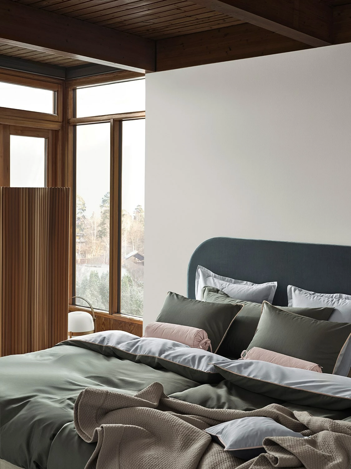 Mille Notti Duetto Bettbezug Grün/Hellblau, 150x210 Cm – Bild 3