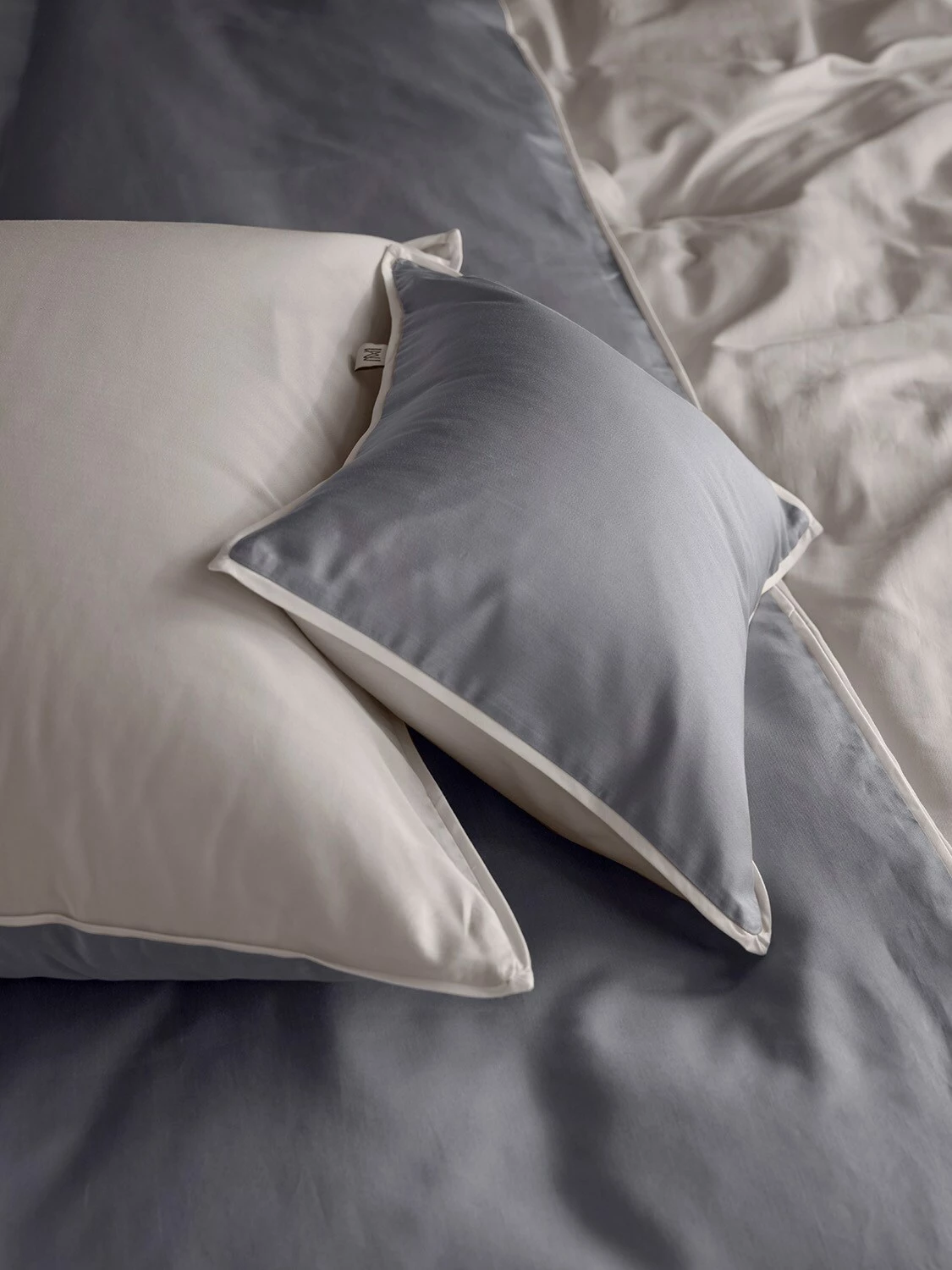 Mille Notti Duetto Bettbezug Grau/Beige, 150x210 Cm – Bild 2