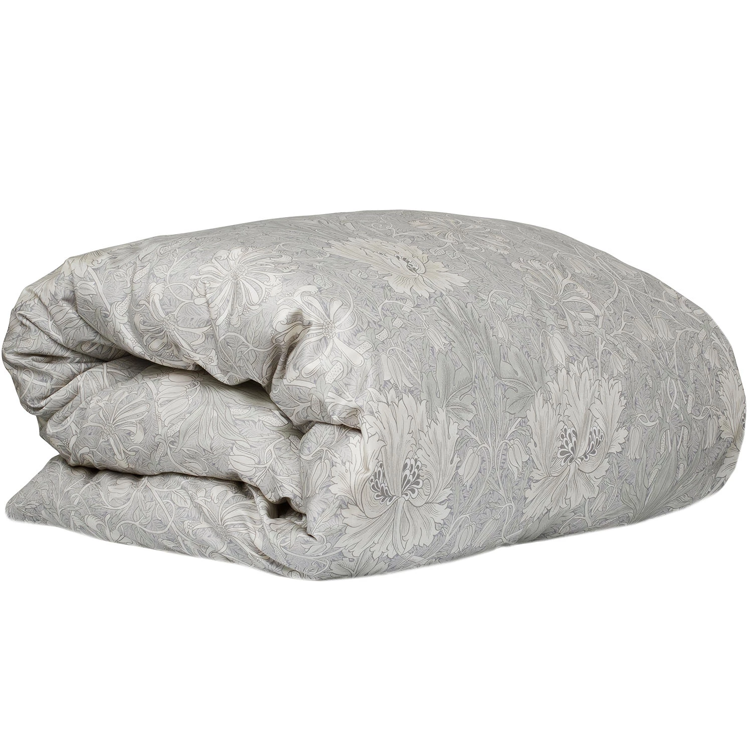 Mille Notti Honeysuckle & Tulip Bettdeckenbezug Grau, 150x210 Cm