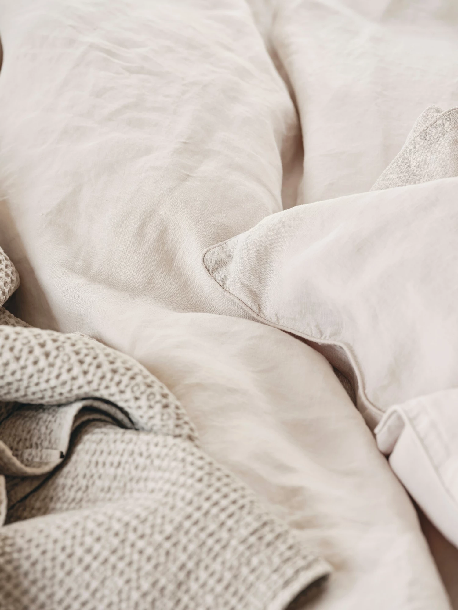 Mille Notti Lino Kissenbezug Sand, 50x70 Cm – Bild 2