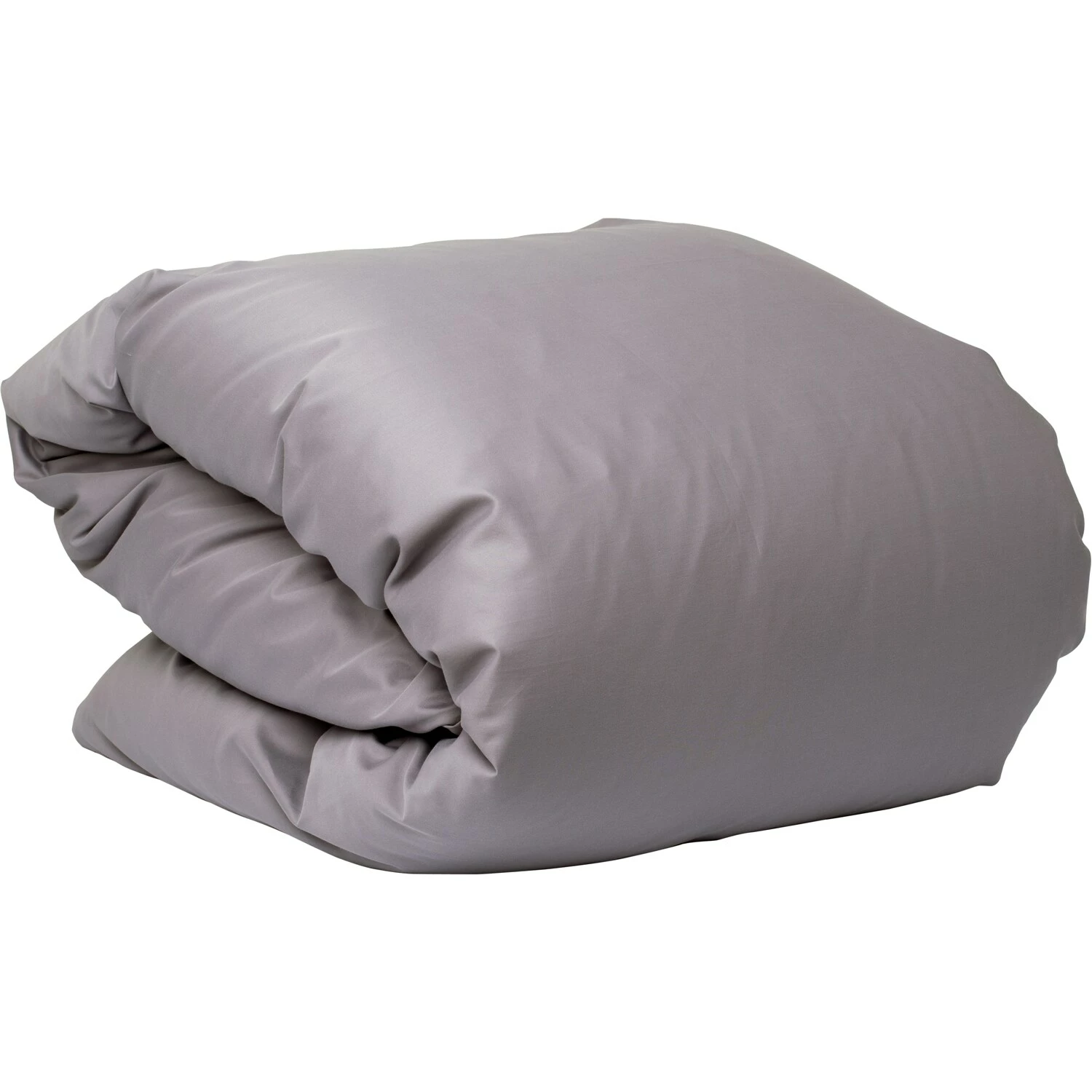 Mille Notti Satina Bettdeckenbezug Grau, 220x220 Cm
