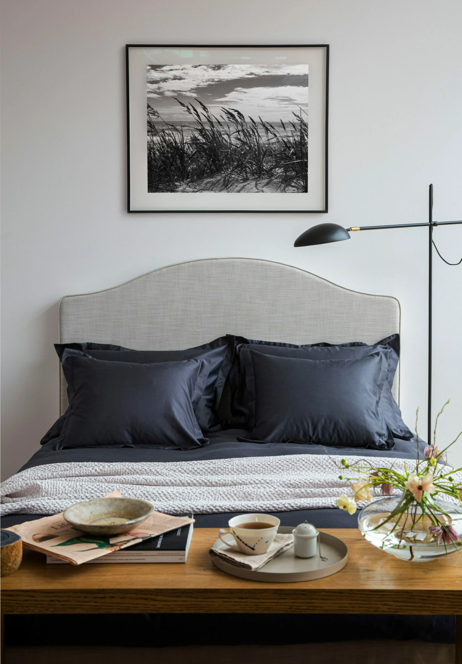 Mille Notti Satina Kissenbezug Dunkelgrau, 60x63 Cm – Bild 3