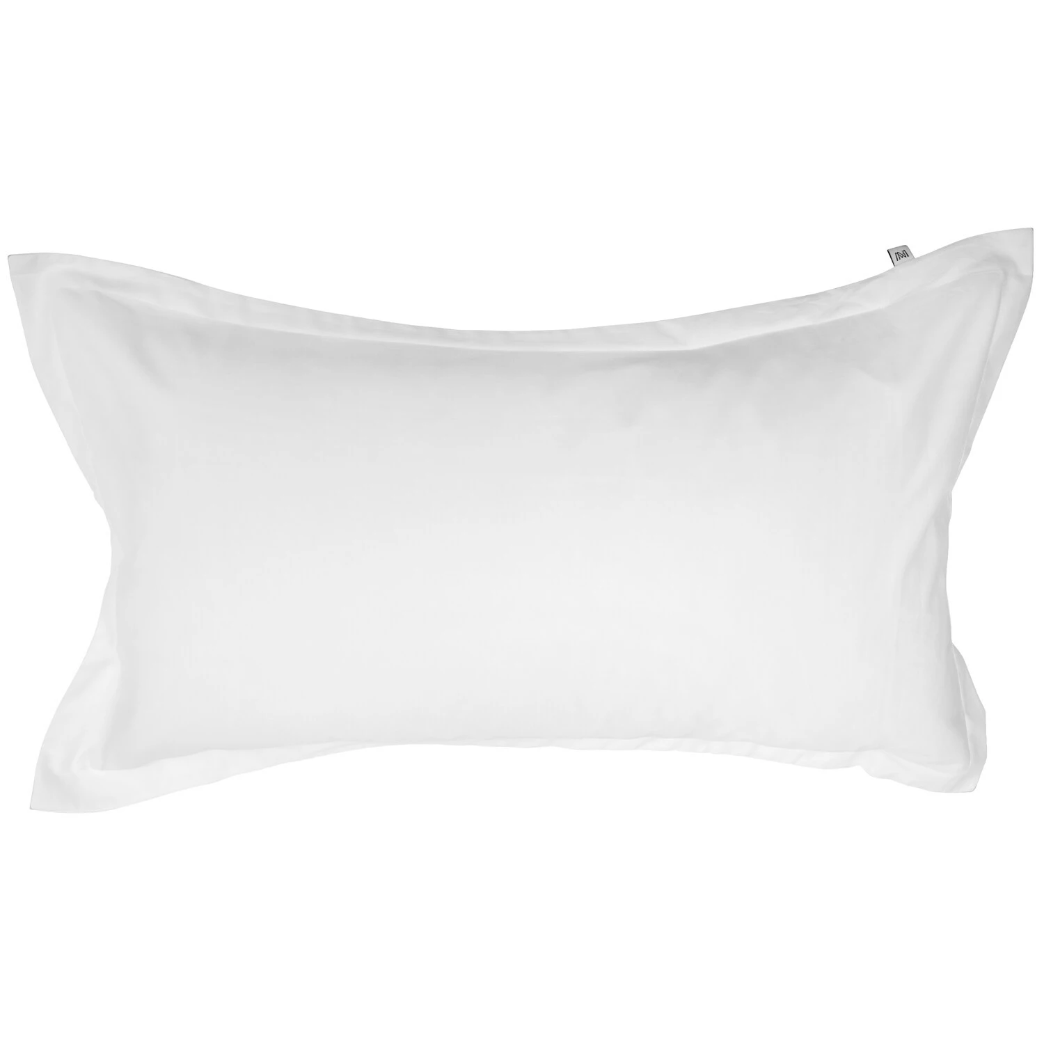Mille Notti Satina Kissenbezug Öko Weiß, 50x90 Cm