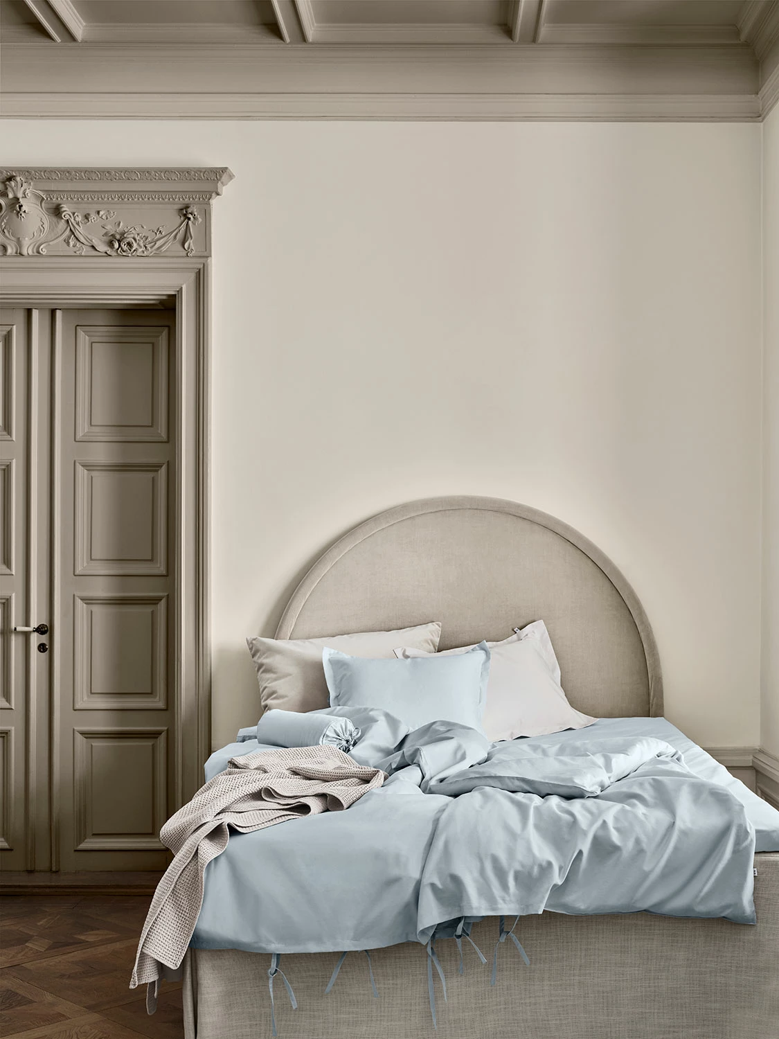 Mille Notti Satina Kissenbezug Hellblau, 50x70 Cm – Bild 5