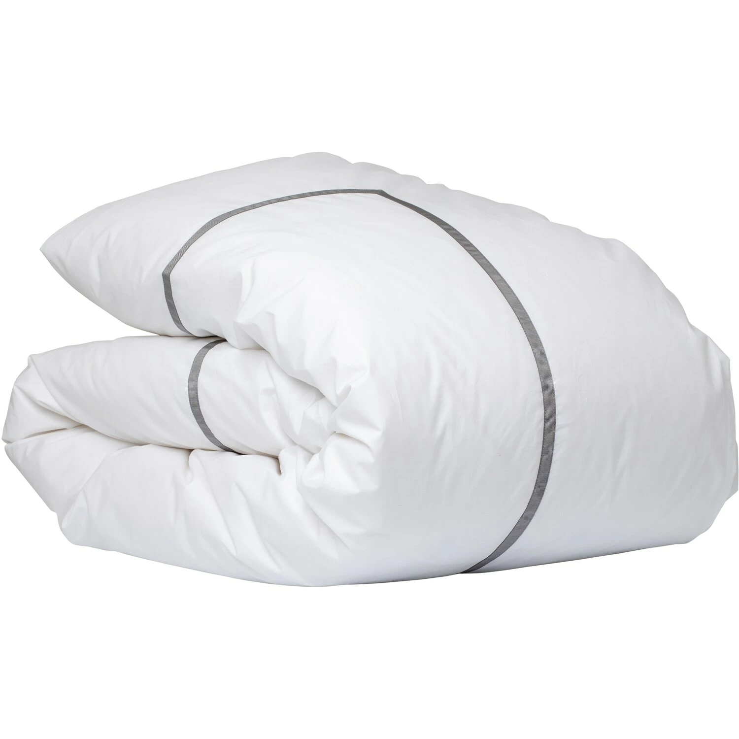 Mille Notti Singolo Bettdeckenbezug Öko Grau, 150x210 Cm