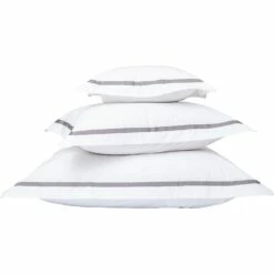 Mille Notti Singolo Kissenbezug Öko Grau, 60x63 Cm