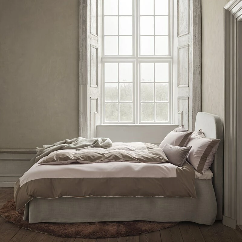 Mille Notti Sobrio Bettdeckenbezug Hell-Pink / Nougat, 140x220 Cm – Bild 2