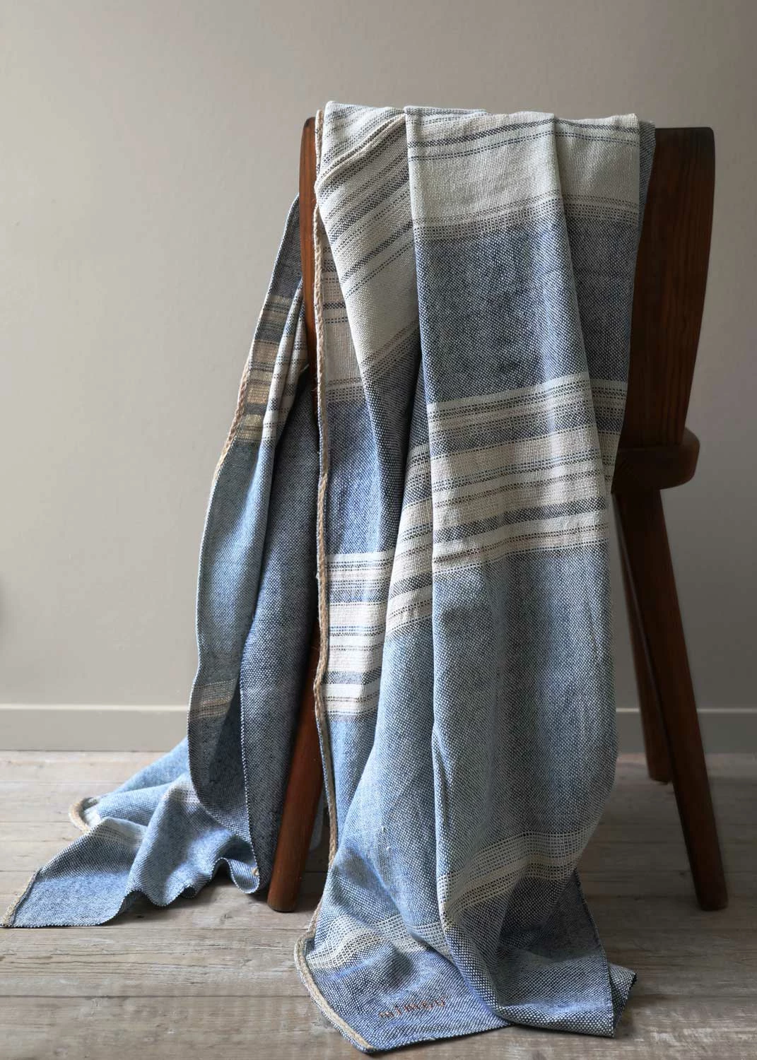 Bliss Tagesdecke 180x240 Cm, Indigo Stripe – Bild 2