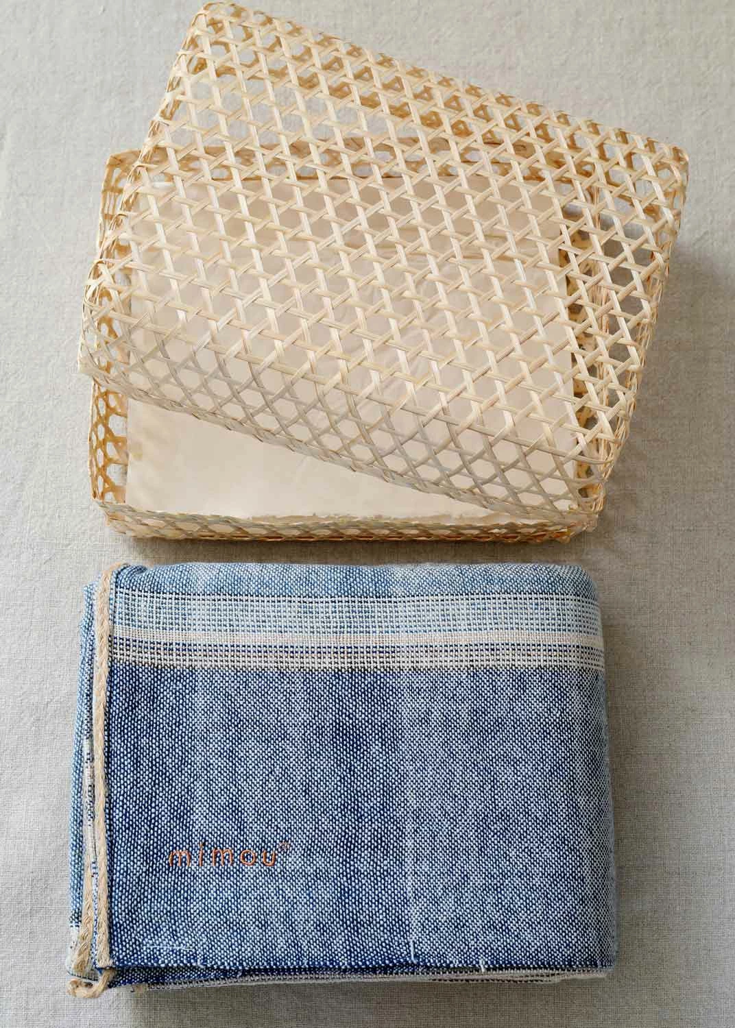 Bliss Tagesdecke 180x240 Cm, Indigo Stripe – Bild 3