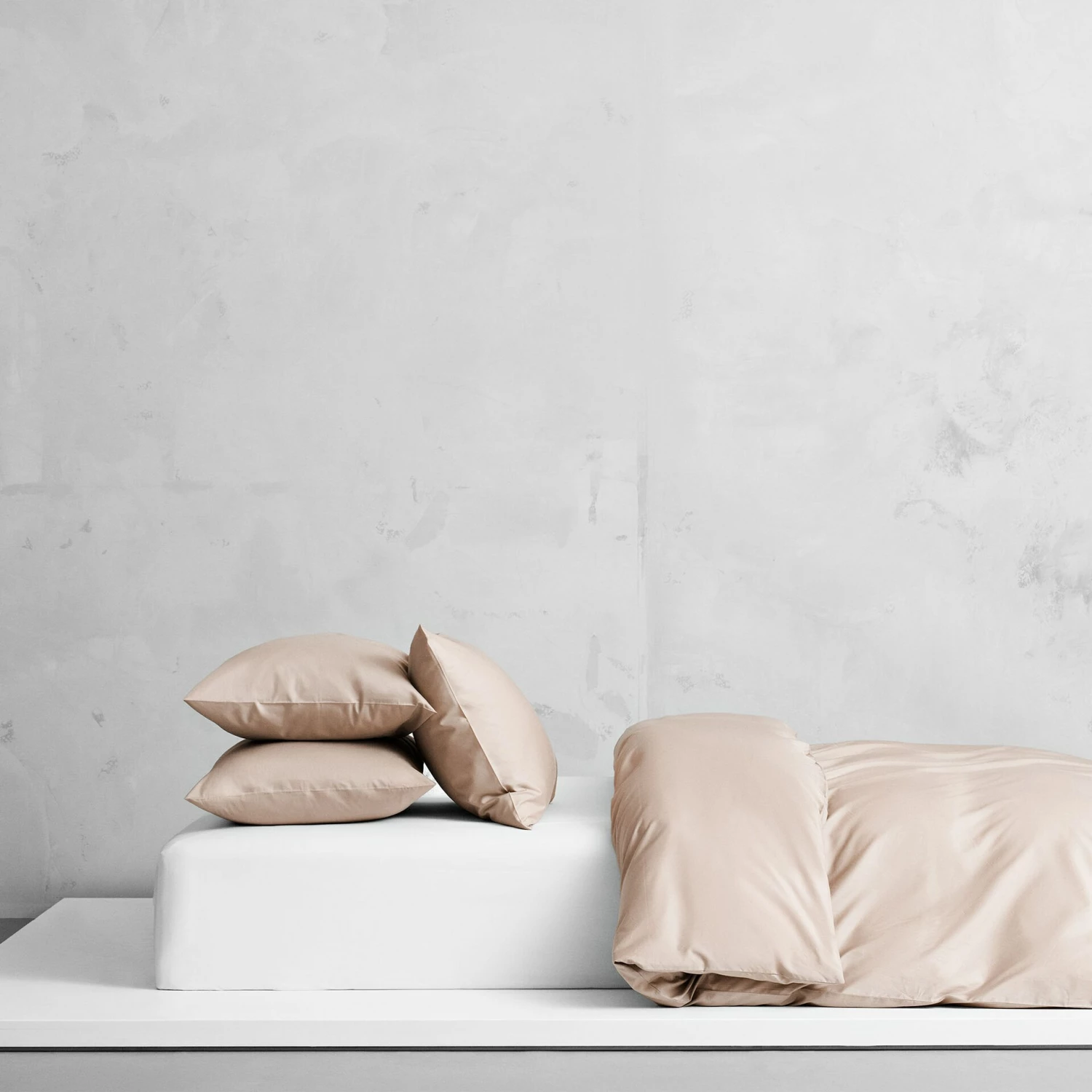 Naked Bettdeckenbezug 150x210 Cm, Sand – Bild 2