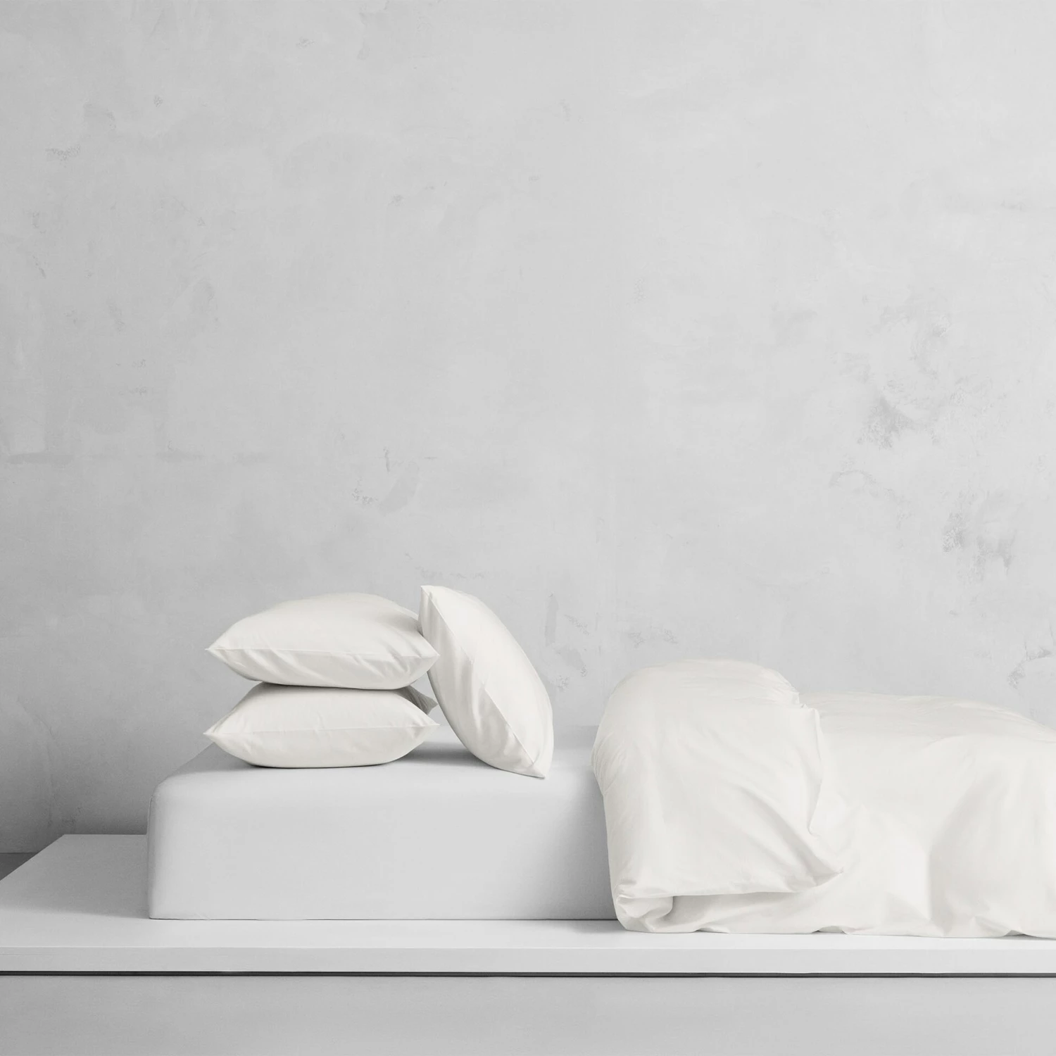 Naked Bettdeckenbezug 220x220 Cm, Weiß – Bild 2