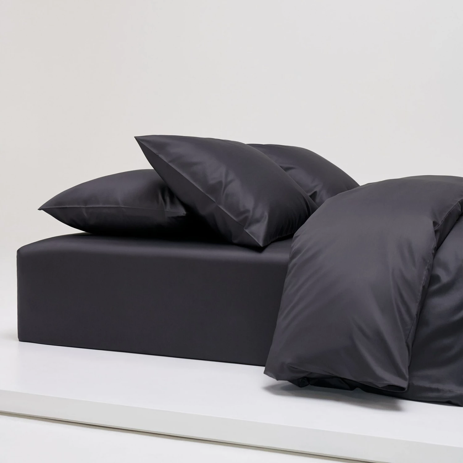 Shade Spannbetttuch Anthrazitgrau, 105x200 Cm – Bild 2