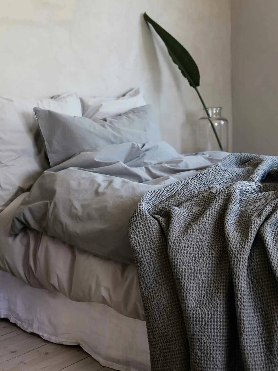 Bettdeckenbezug Organisch Baumwolle 150x200 Cm, Dove – Bild 3