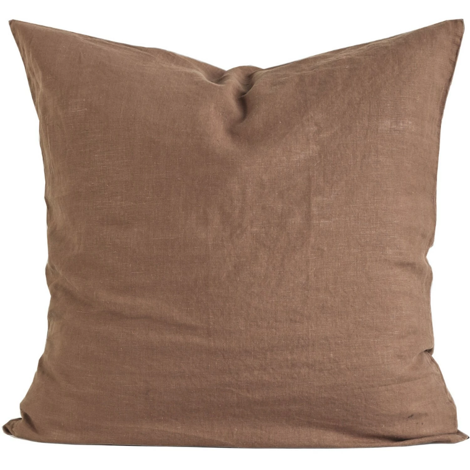 Linen Kissenbezug 65x65 Cm, Chestnut