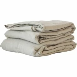 Laken/Tischtuch Leinen 160x270 Cm, Warm Grey