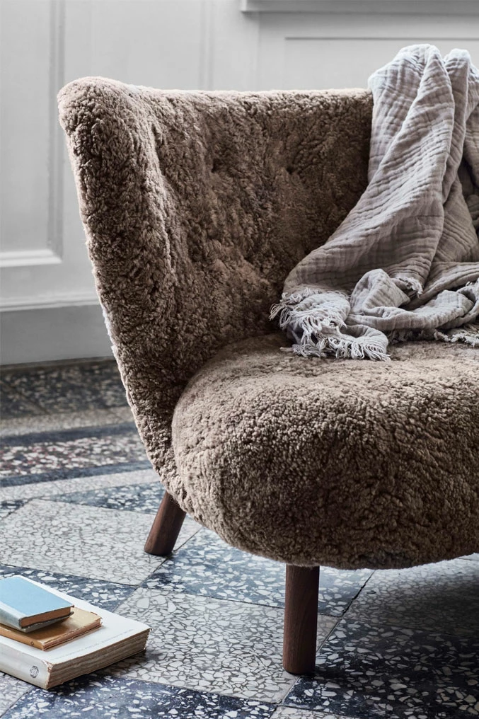 &Tradition Collect Decke SC32 260x260 Cm, Baumwolle / Cloud & Milk – Bild 2