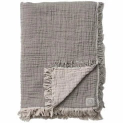 &Tradition Collect Decke, Cloud & Slate SC32 260x260 Cm, Baumwolle / Cloud & Slate