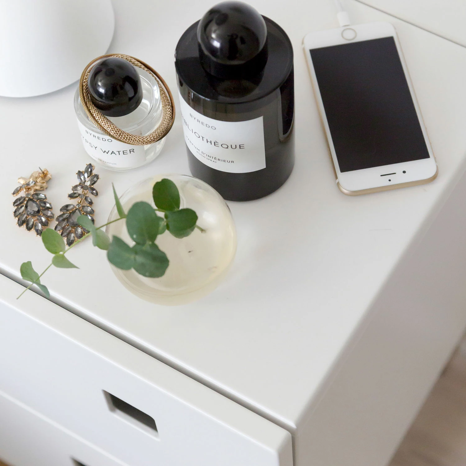 Peep S1 Nachttisch, Angel White/Oak – Bild 2